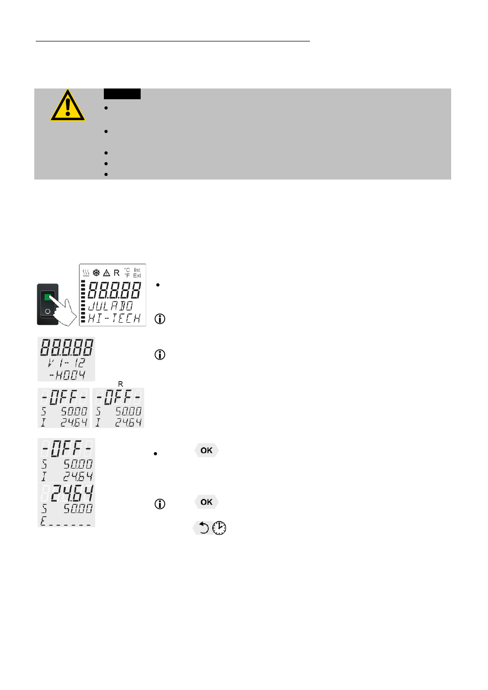 Operating procedures, Power connection, Switching on / start - stop | Switching on the circulator | JULABO SE-Z Heating Circulators User Manual | Page 24 / 78