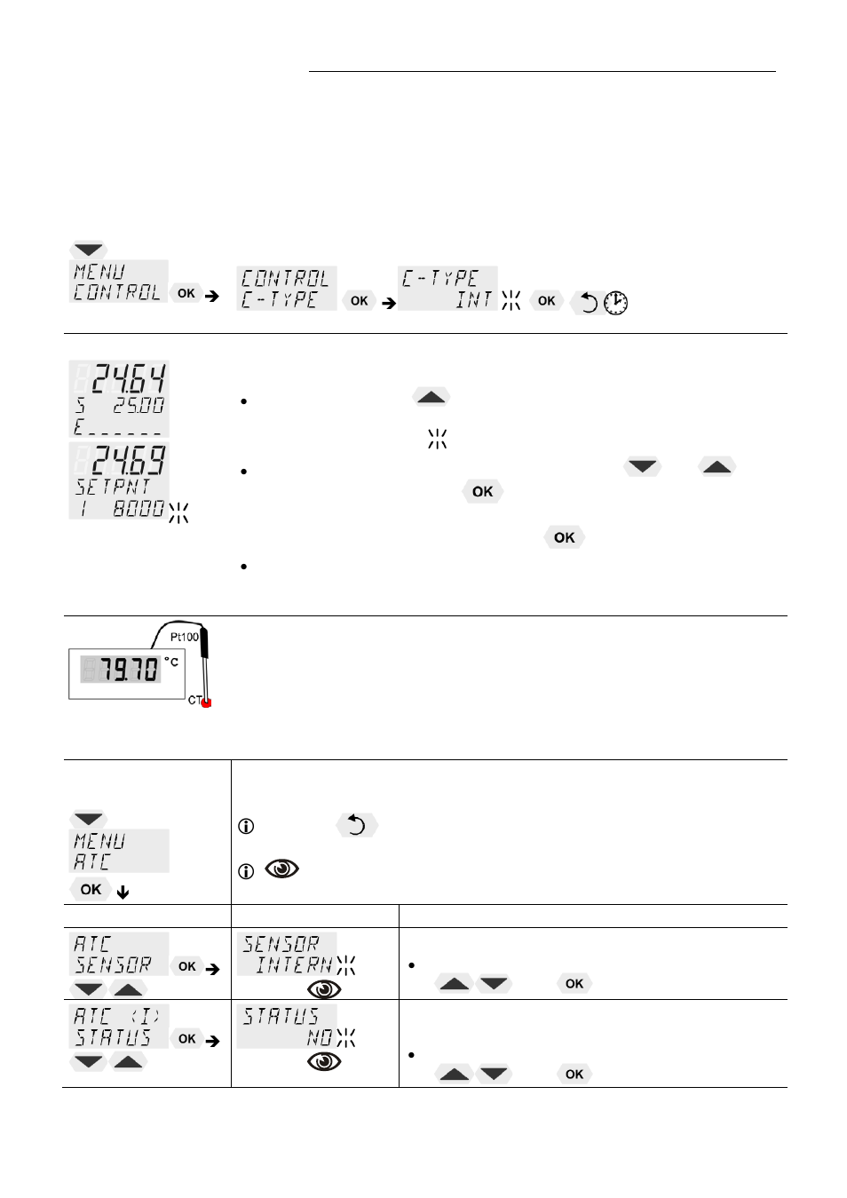 Example: 3-point calibration for internal control | JULABO SE-Z Heating Circulators User Manual | Page 53 / 78