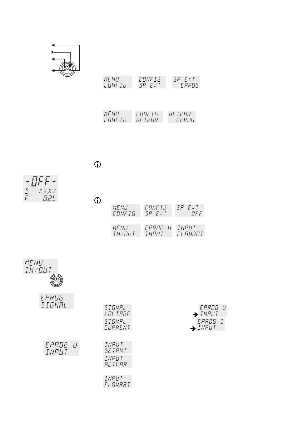 Input of the connector - reg+e-prog | JULABO SE-Z Heating Circulators User Manual | Page 62 / 78