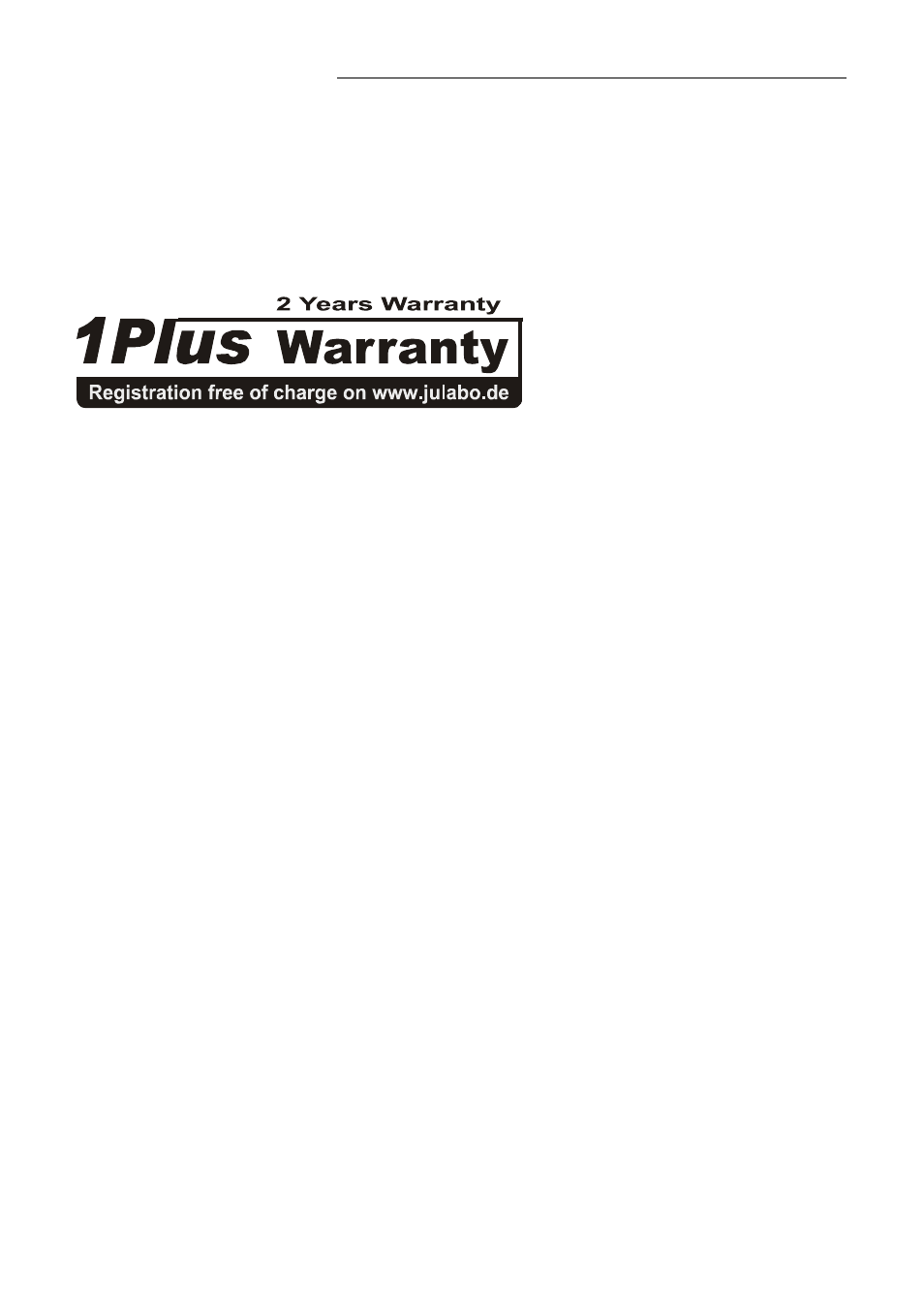 Warranty conditions | JULABO SE-Z Heating Circulators User Manual | Page 9 / 78