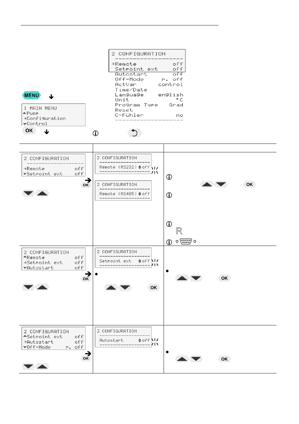 Configuration, E 46 | JULABO FW95-SL Ultra-Low Refrigerated Circulators User Manual | Page 46 / 93