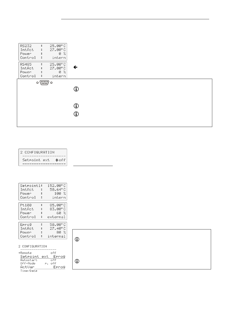 Remote control via the serial interface | JULABO FW95-SL Ultra-Low Refrigerated Circulators User Manual | Page 49 / 93