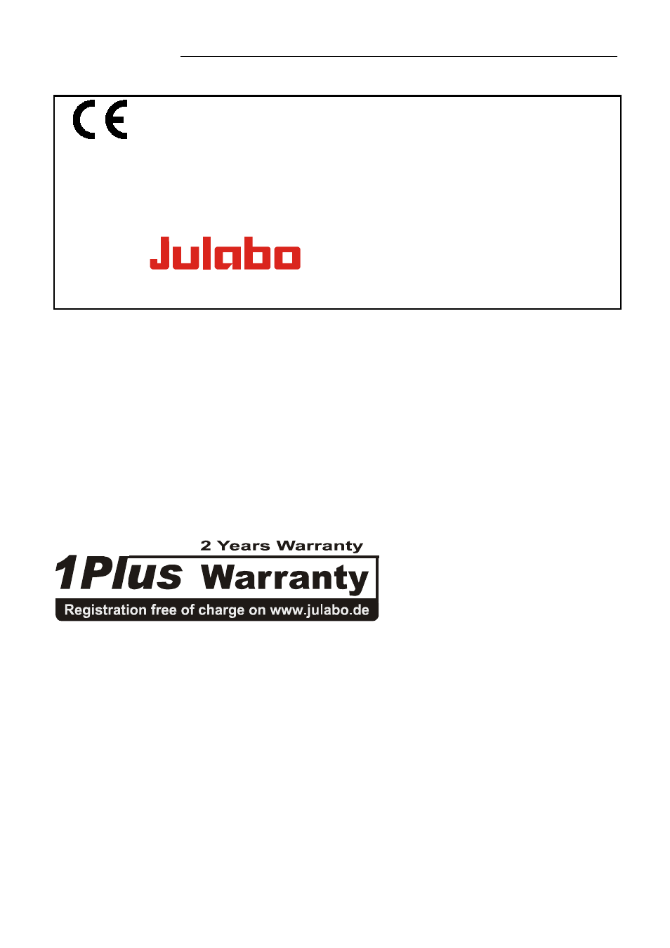 Ec conformity, Warranty conditions | JULABO FW95-SL Ultra-Low Refrigerated Circulators User Manual | Page 9 / 93