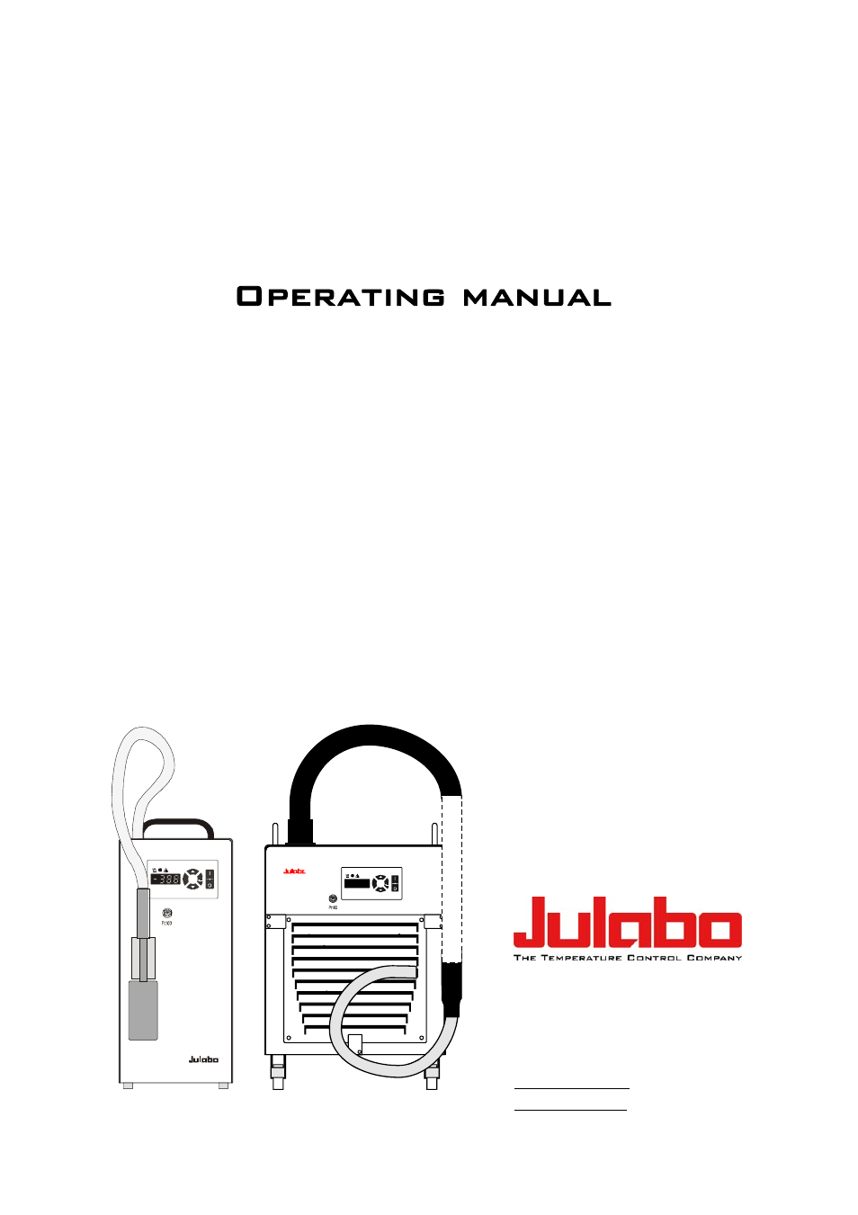 JULABO FT902 Immersion Coolers User Manual | 24 pages