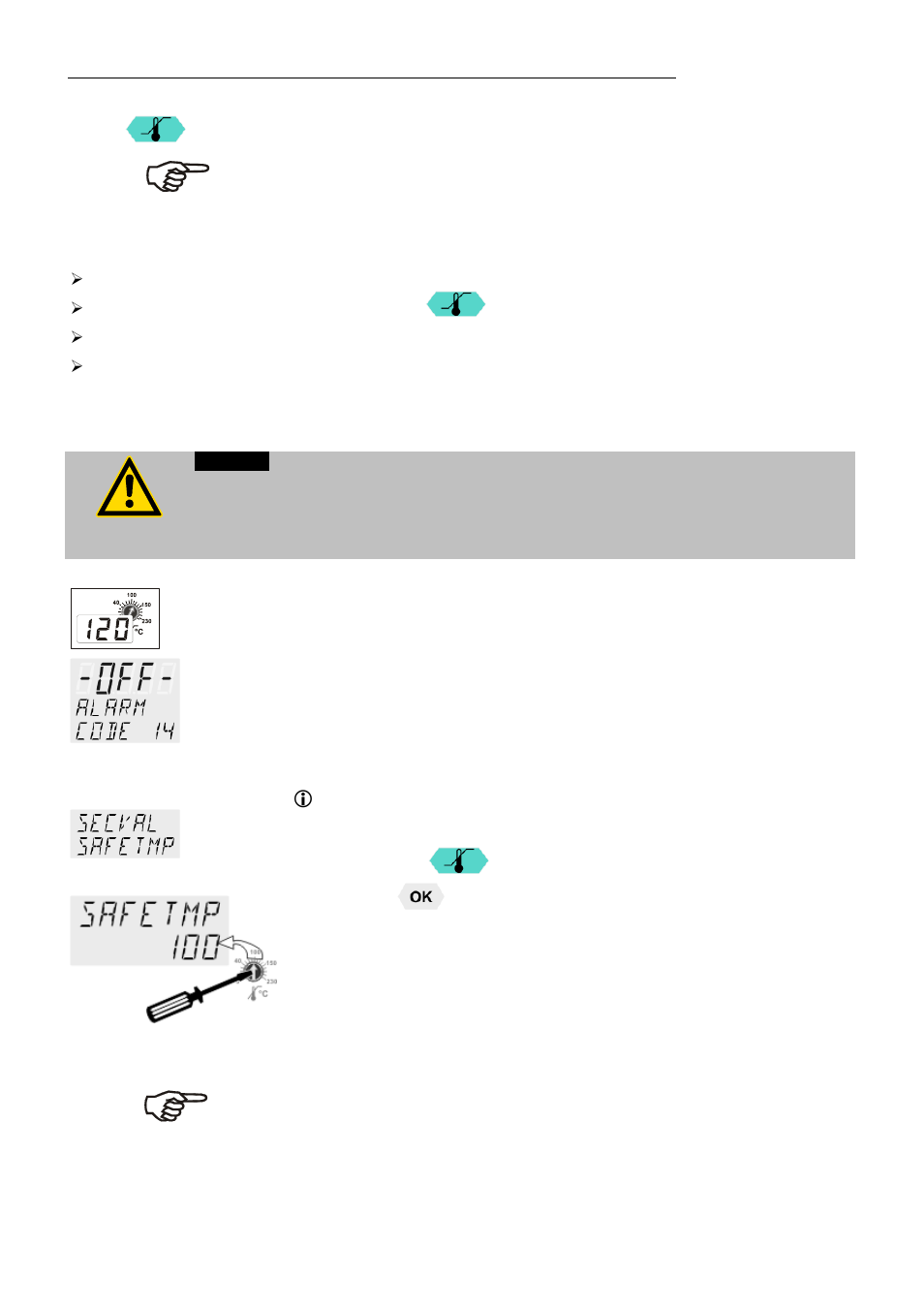 Safety installations, warning functions | JULABO ME-26 Heating Circulators User Manual | Page 24 / 62