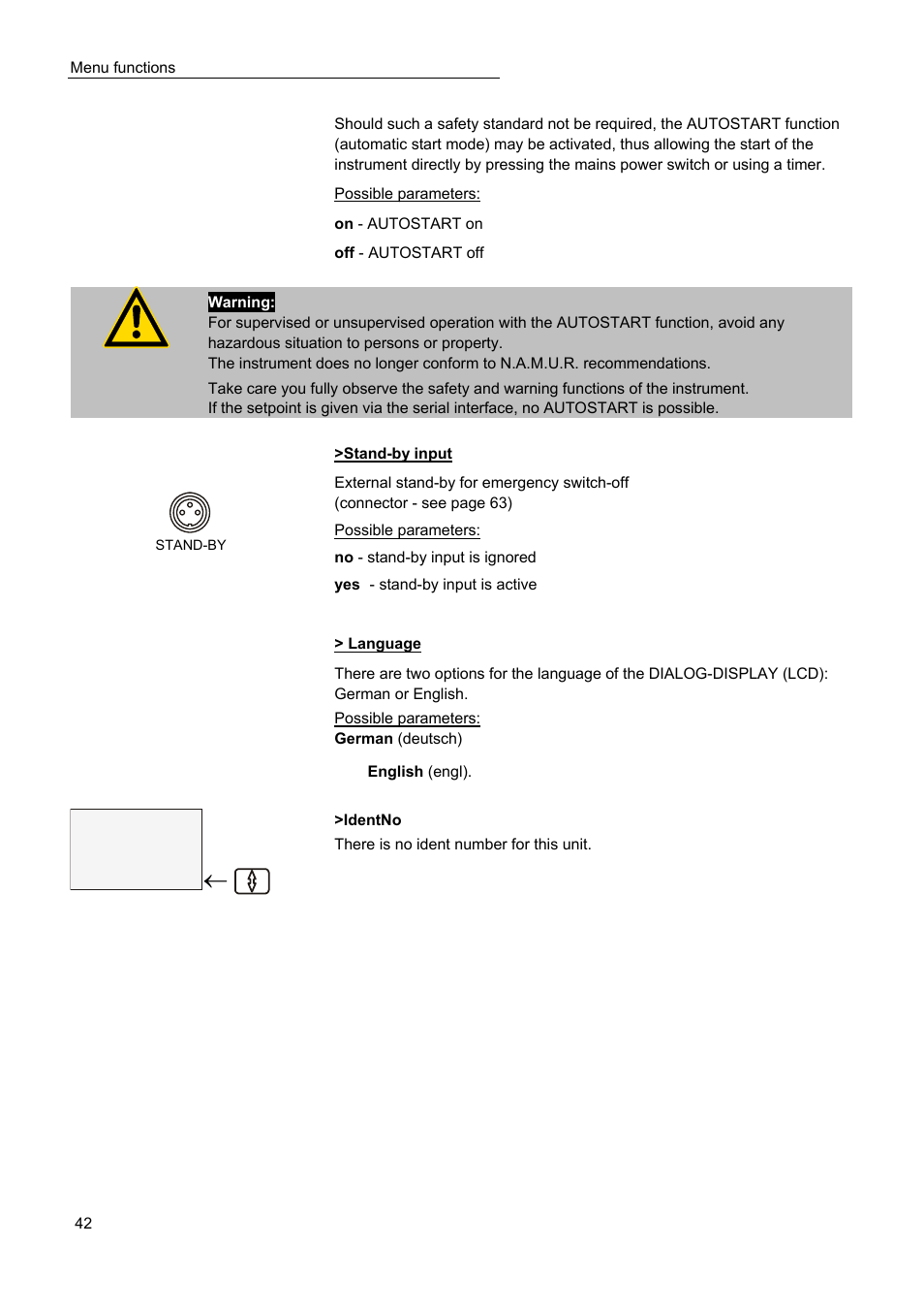 S xx.xx id 0 | JULABO Magnum 91 Temperature System User Manual | Page 42 / 77