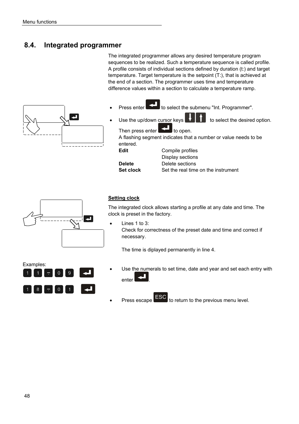 Integrated programmer | JULABO Magnum 91 Temperature System User Manual | Page 48 / 77