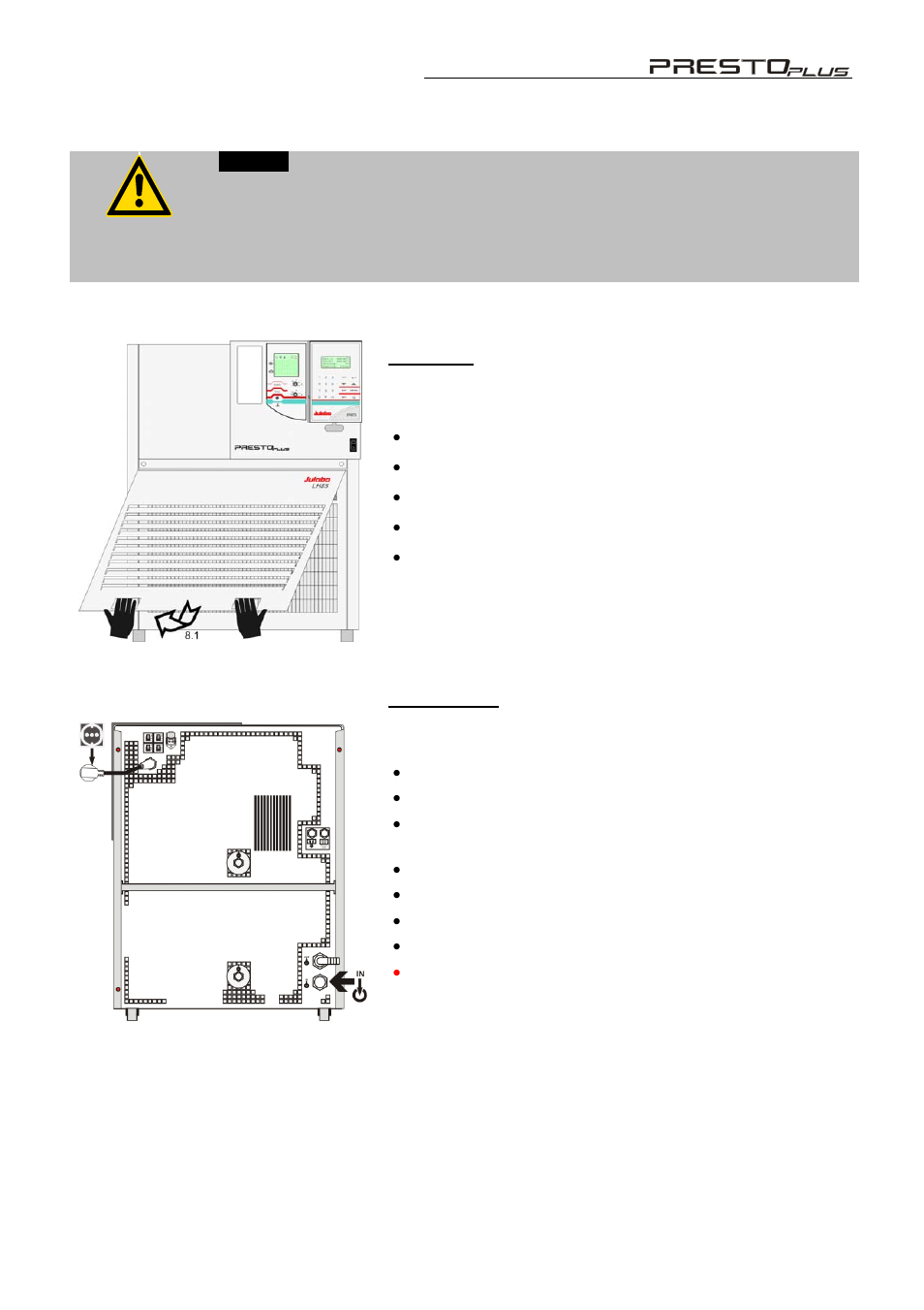 Maintaining / repairing the unit | JULABO LH 85 High Dynamic Temperature System User Manual | Page 77 / 78