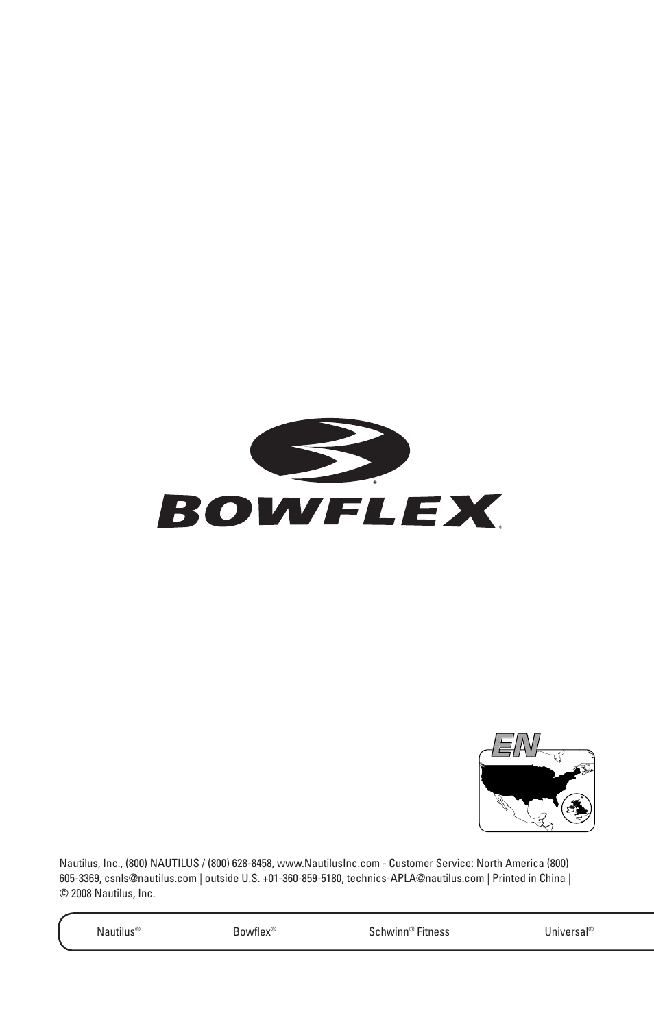 Bowflex Classic Home Gym User Manual | Page 36 / 36