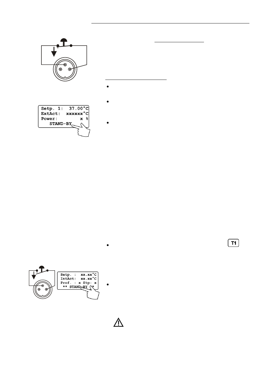 Ak 1 2 3 stand-by | JULABO LC 6 Programmable Controller User Manual | Page 43 / 50