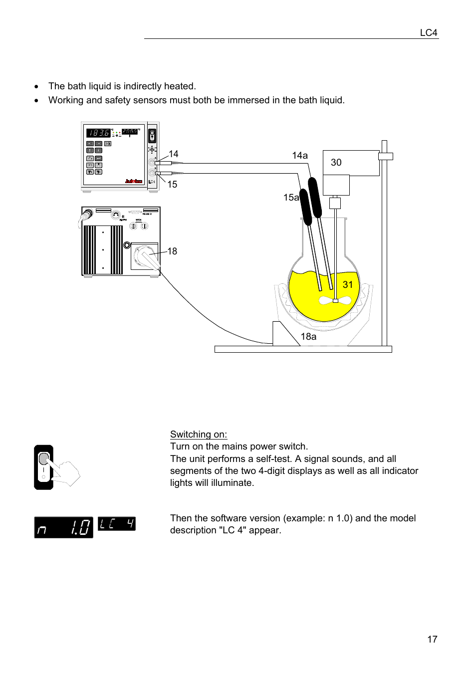 JULABO LC 4 Temperature controller User Manual | Page 17 / 35