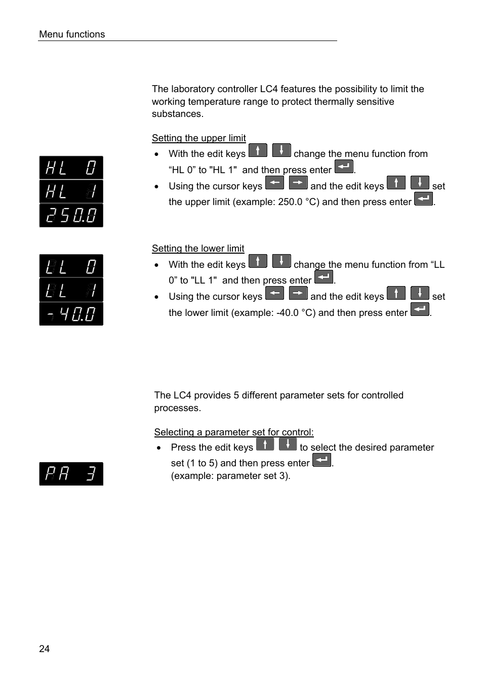 JULABO LC 4 Temperature controller User Manual | Page 24 / 35