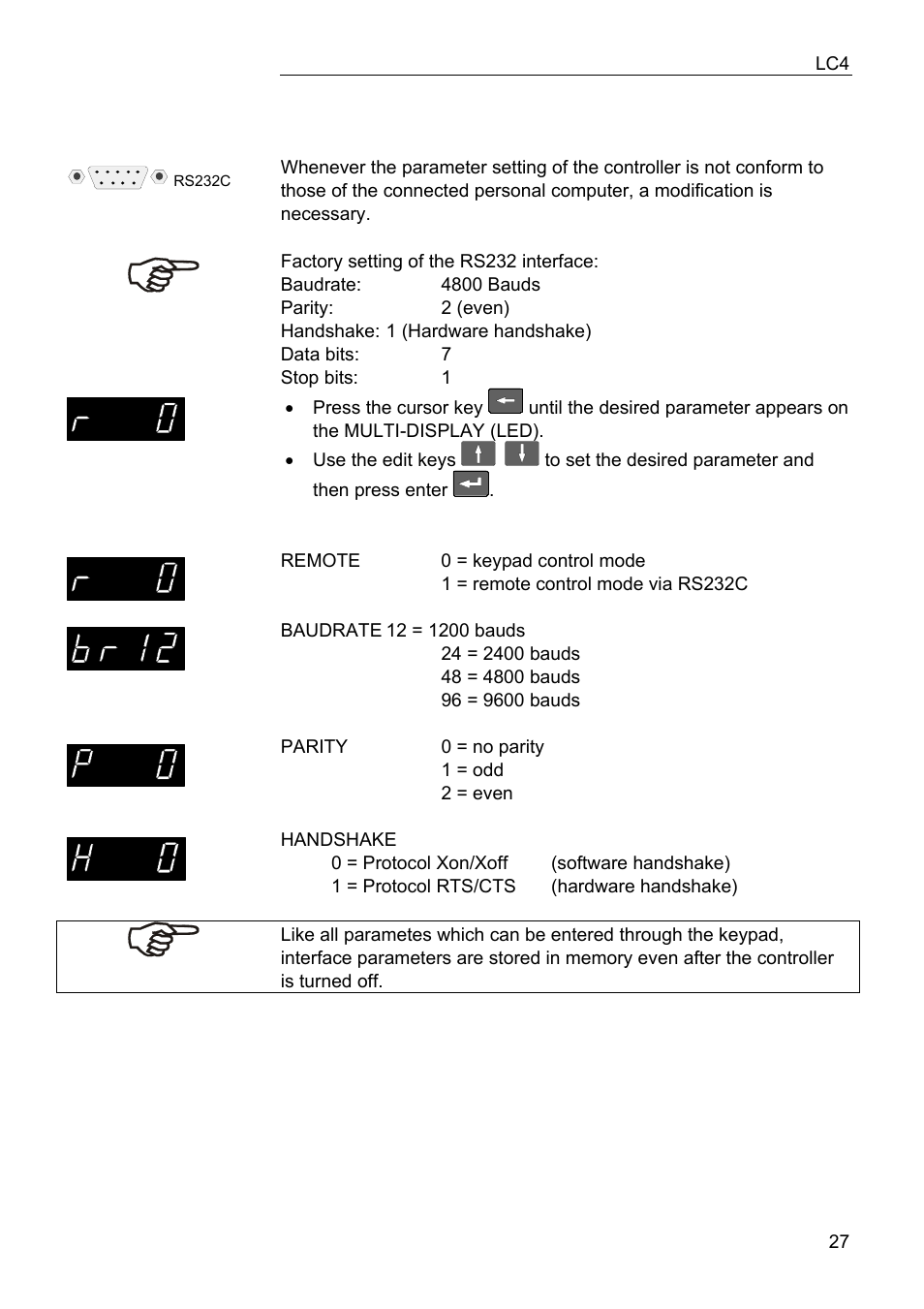 JULABO LC 4 Temperature controller User Manual | Page 27 / 35
