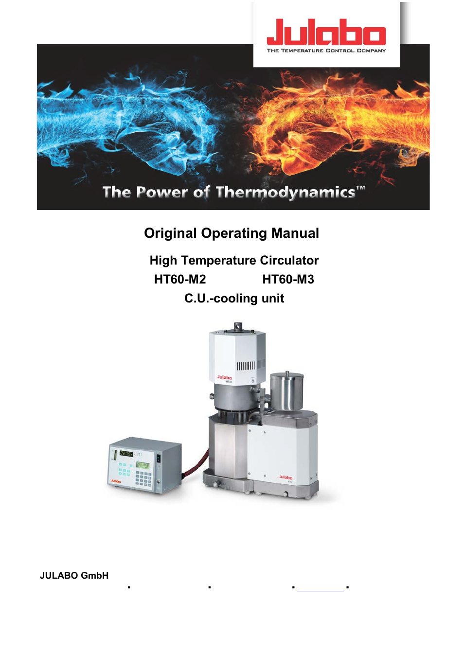 JULABO HT60-M3 High Temperature Circulator User Manual | 70 pages