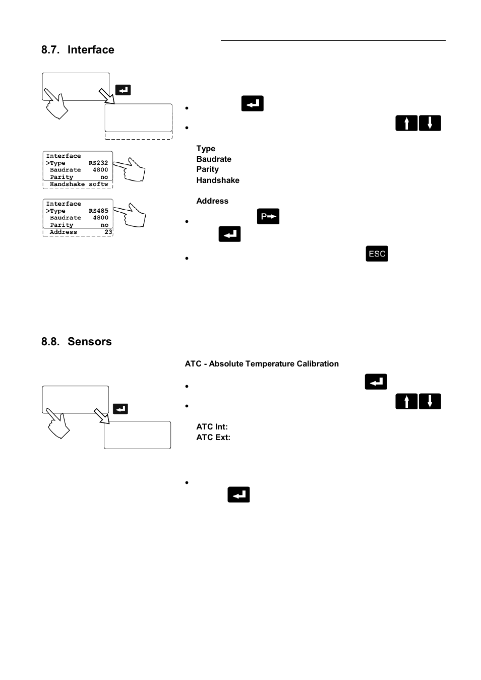 Interface, Sensors | JULABO HT60-M3 High Temperature Circulator User Manual | Page 57 / 70