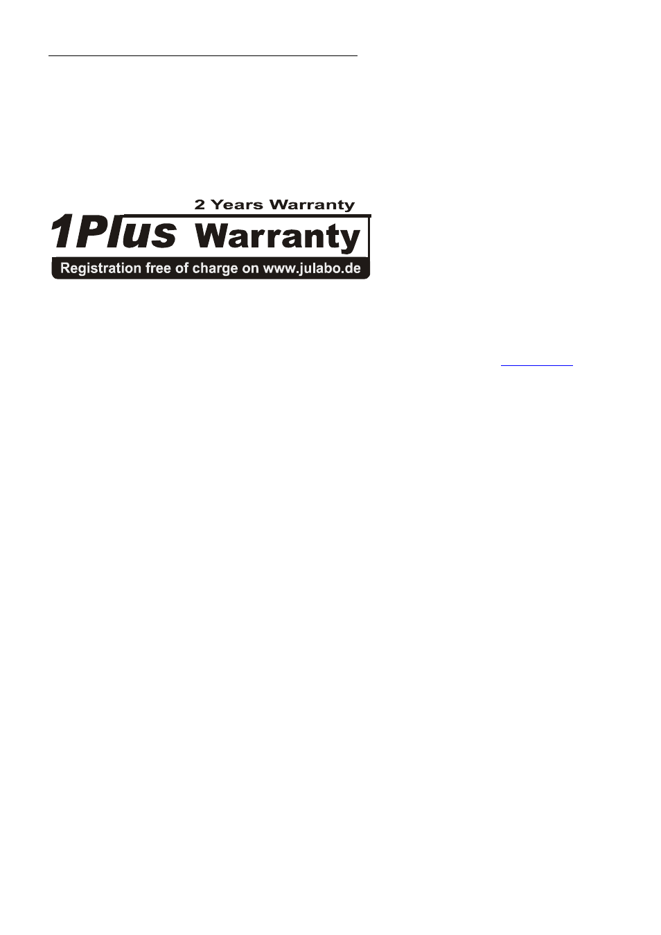 Warranty conditions | JULABO HT30-M1 High Temperature Circulator User Manual | Page 10 / 67