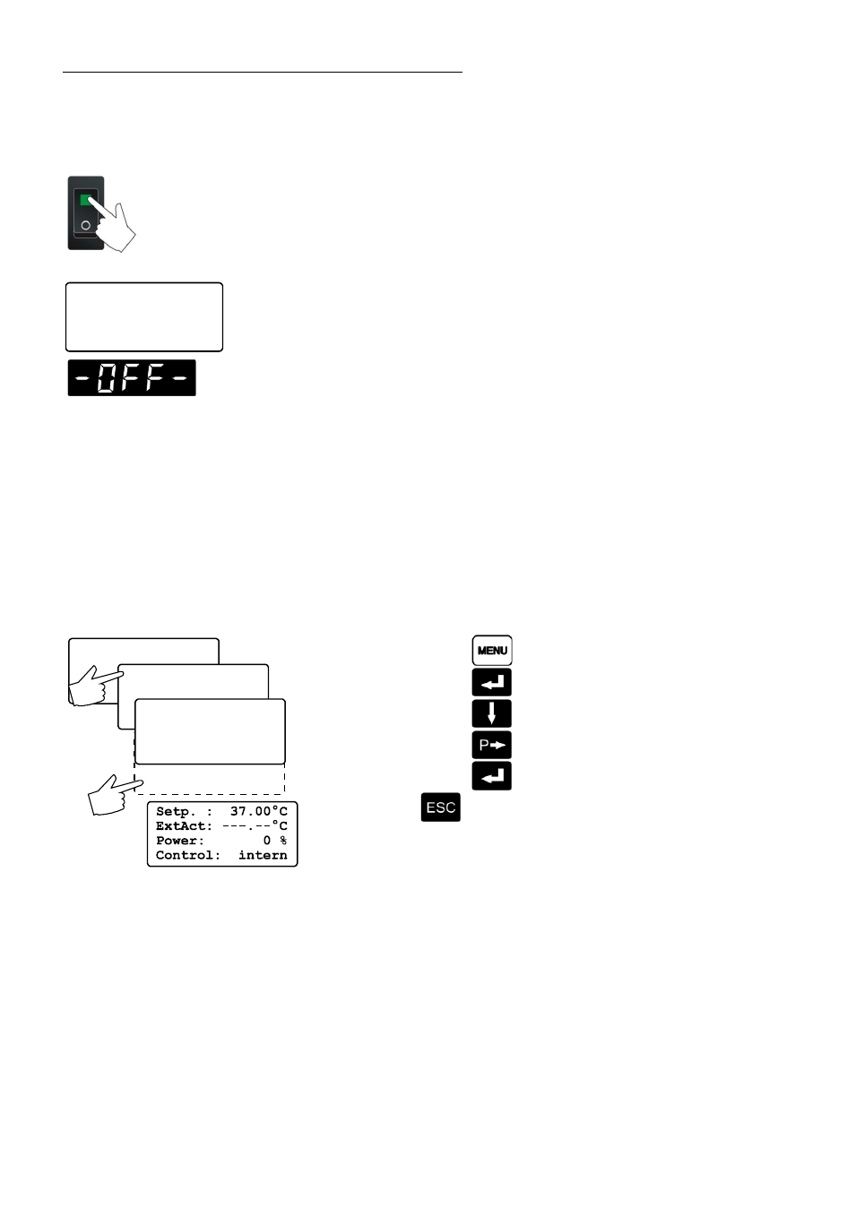 Operating procedures, Switching on / selecting the language | JULABO HT30-M1 High Temperature Circulator User Manual | Page 32 / 67