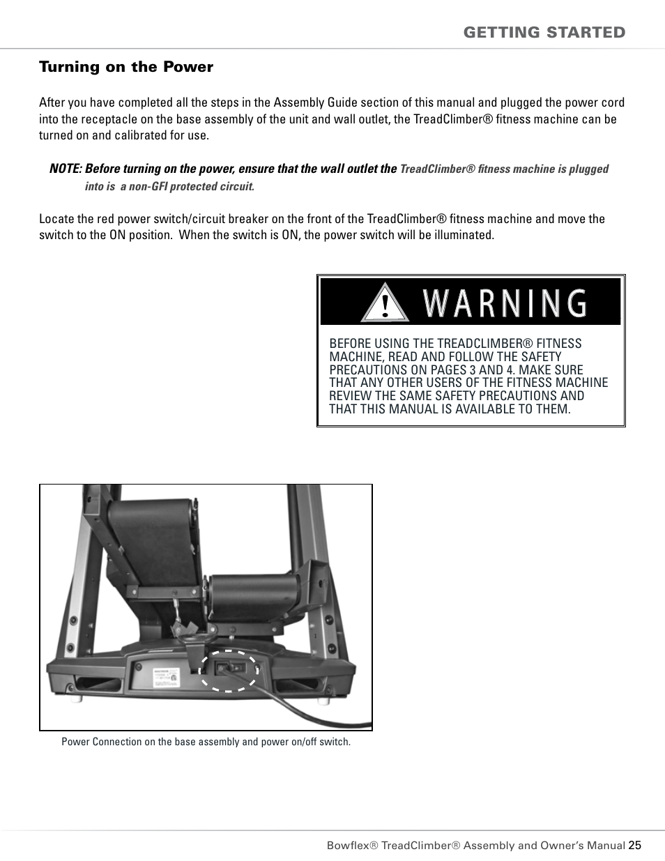 Bowflex TC5300 User Manual | Page 29 / 76