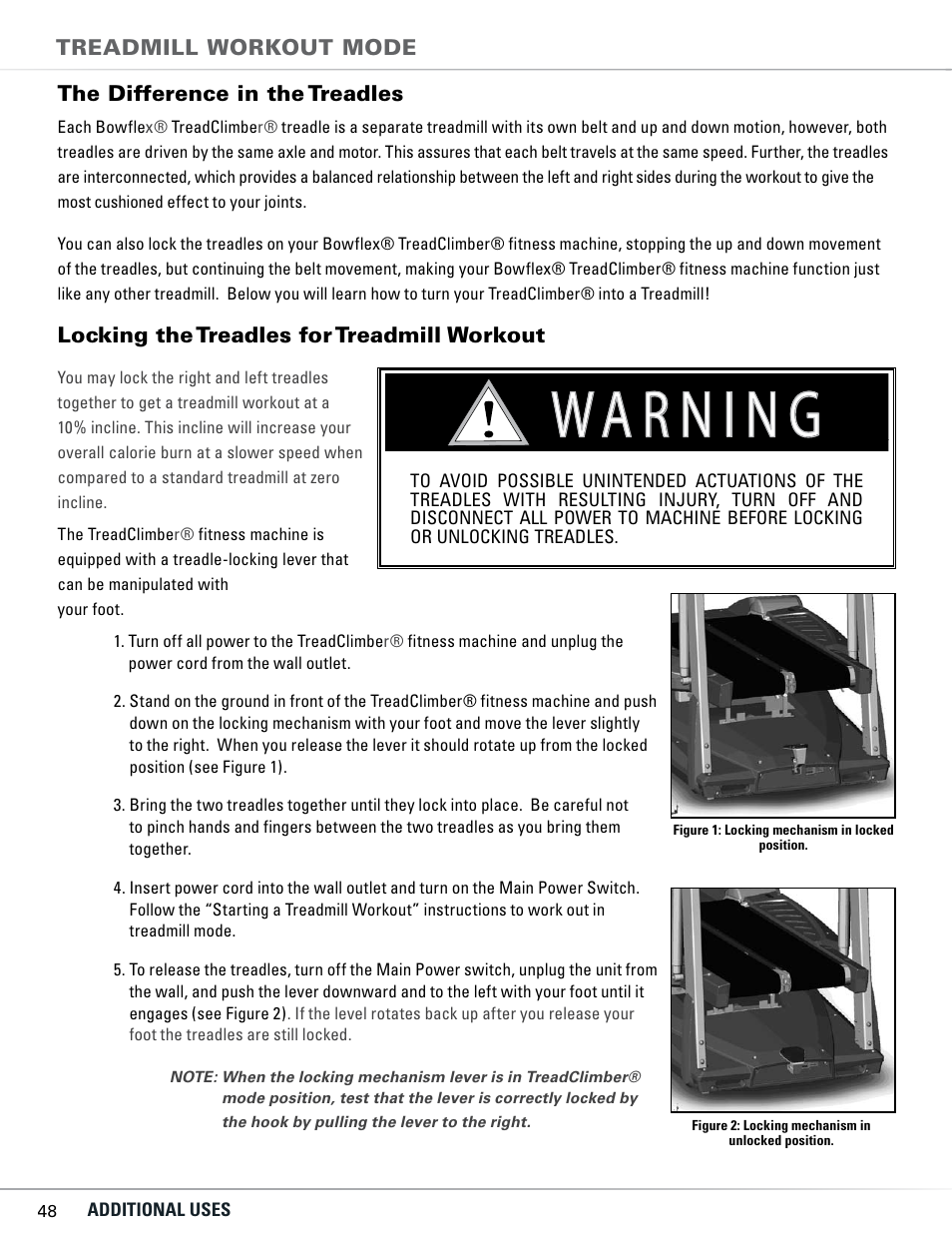 Bowflex TC5300 User Manual | Page 52 / 76