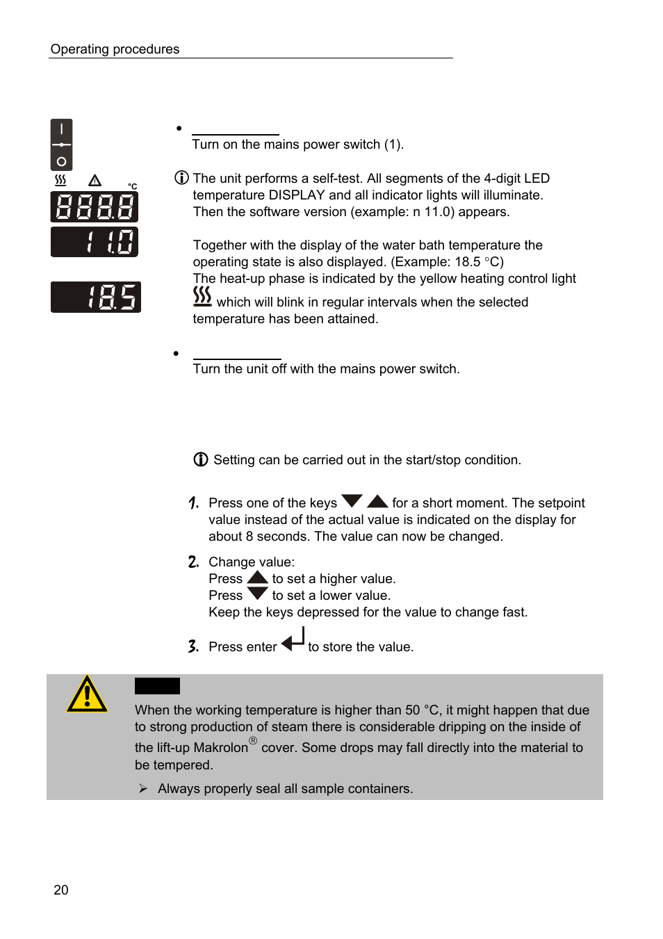 JULABO TW20 Water Baths User Manual | Page 20 / 22