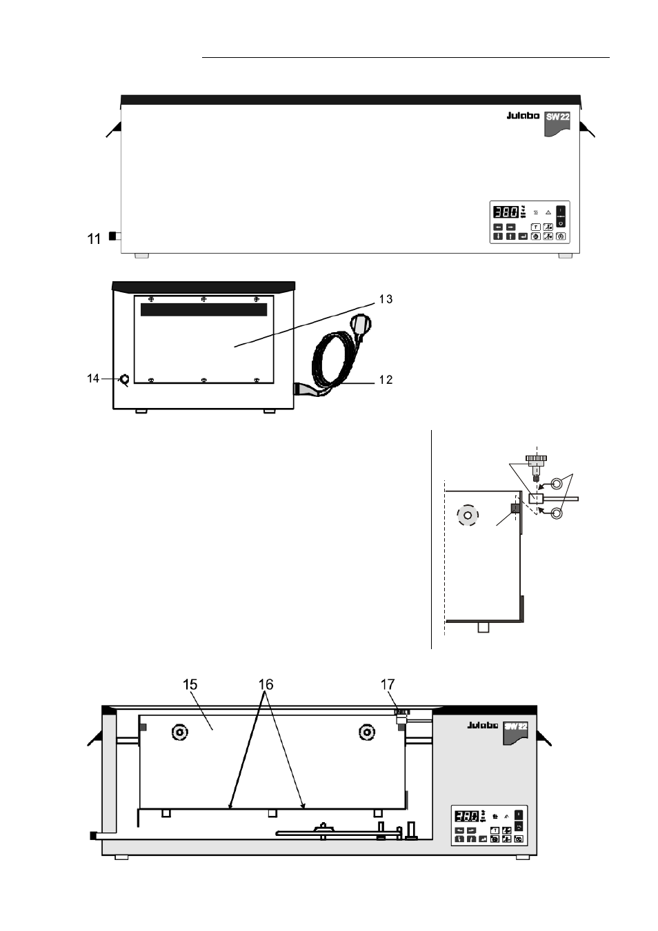 JULABO SW23 Shaking Water Baths User Manual | Page 13 / 39