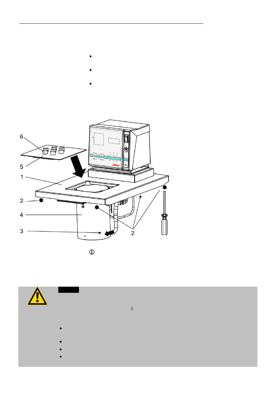 Preparations 5.1. installation, Bath fluids | JULABO SL-14K Calibration Baths User Manual | Page 18 / 88