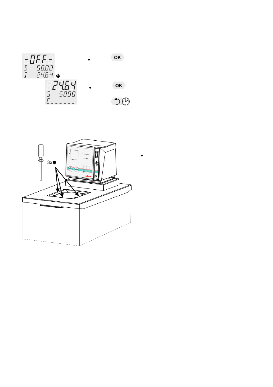 Start - stop, Adjusting the temperature chamber | JULABO SL-14K Calibration Baths User Manual | Page 23 / 88