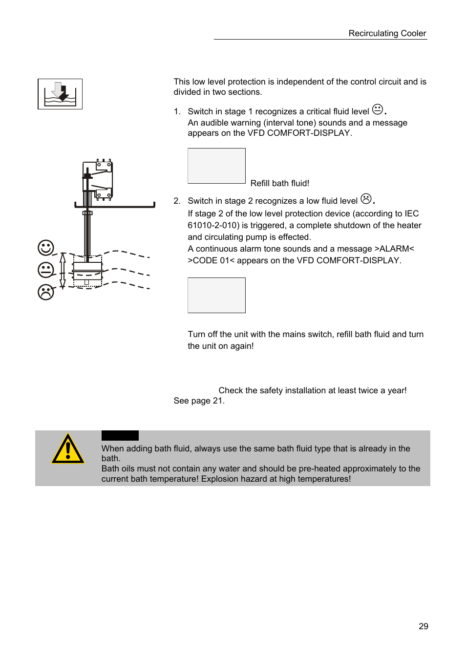 JULABO SC 10000w Professional Series Recirculating Coolers User Manual | Page 29 / 77