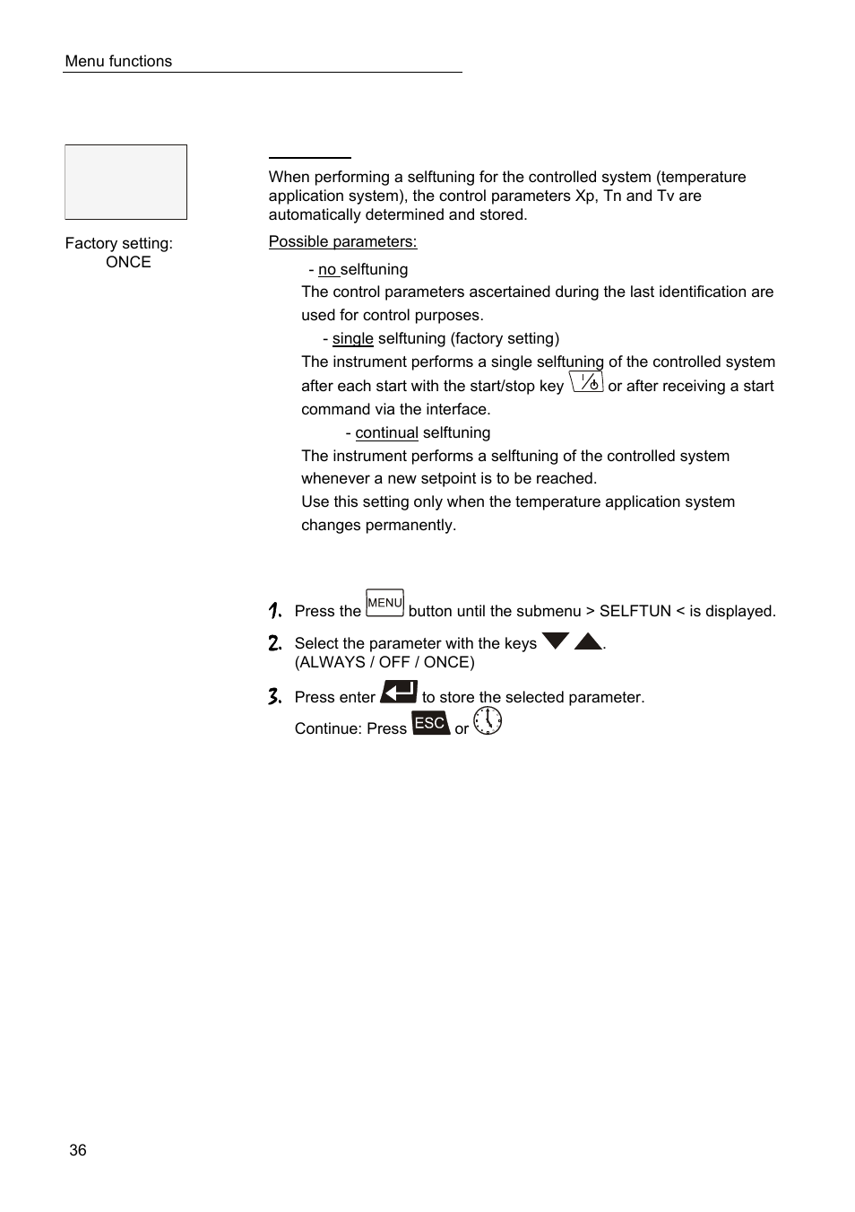 Selftun always | JULABO SC 10000w Professional Series Recirculating Coolers User Manual | Page 36 / 77