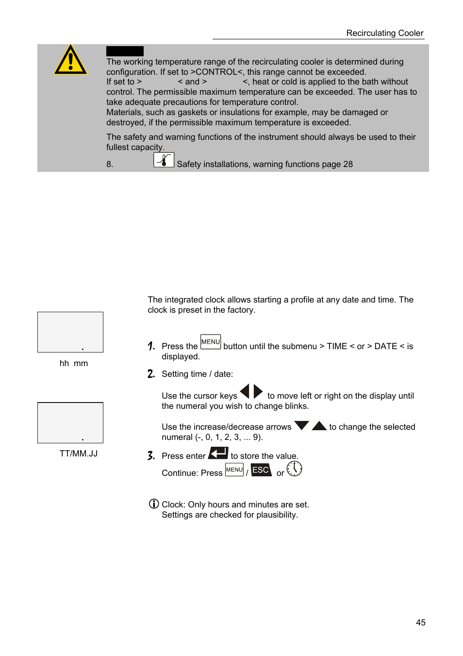 JULABO SC 10000w Professional Series Recirculating Coolers User Manual | Page 45 / 77