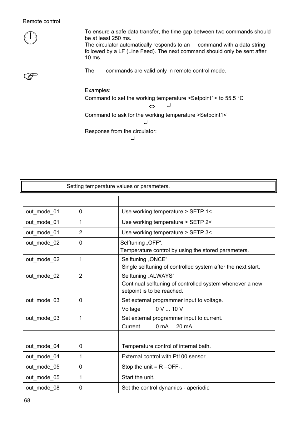 JULABO SC 10000w Professional Series Recirculating Coolers User Manual | Page 68 / 77