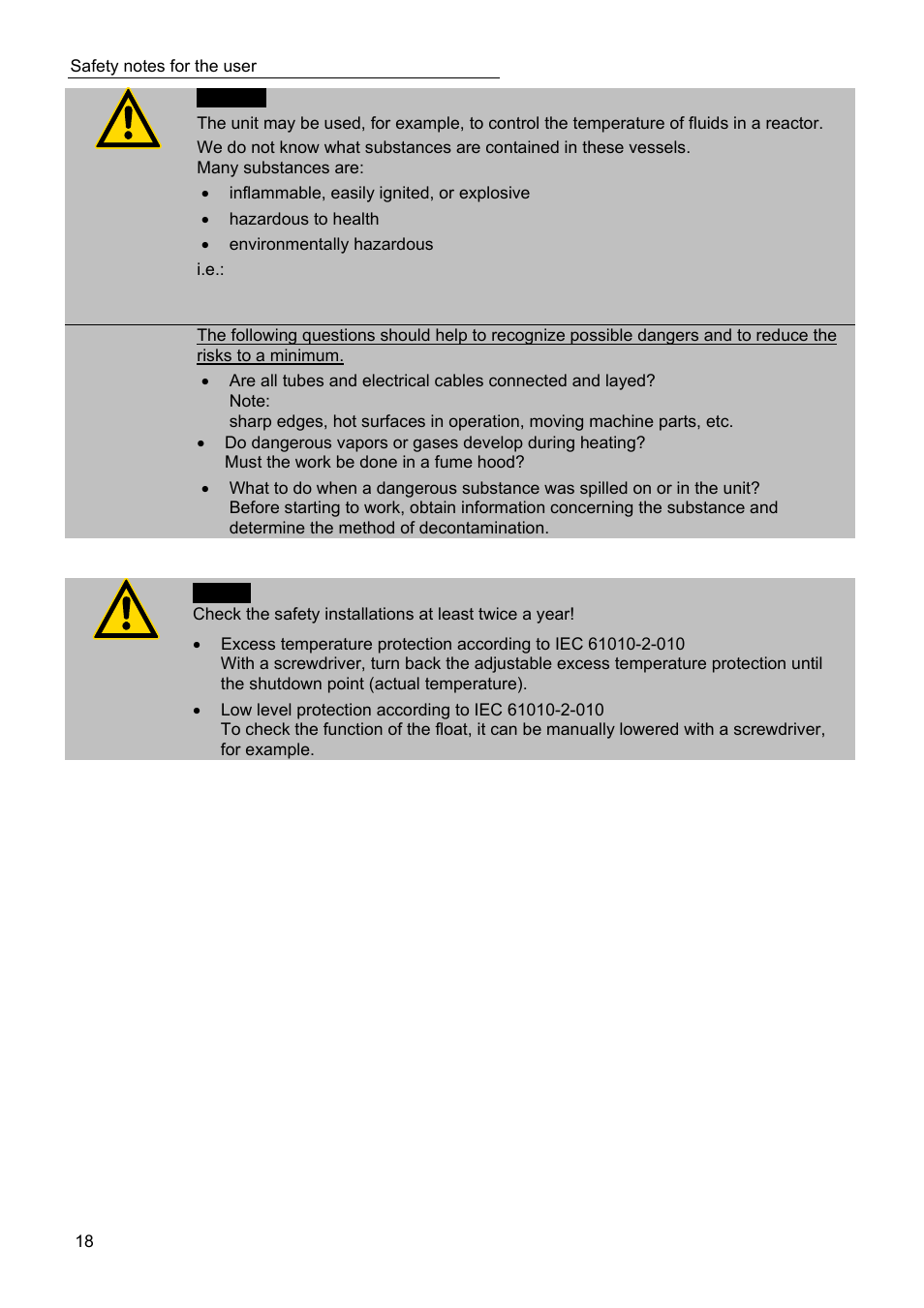 JULABO SC 2500w Eco-Series Recirculating Coolers User Manual | Page 18 / 48