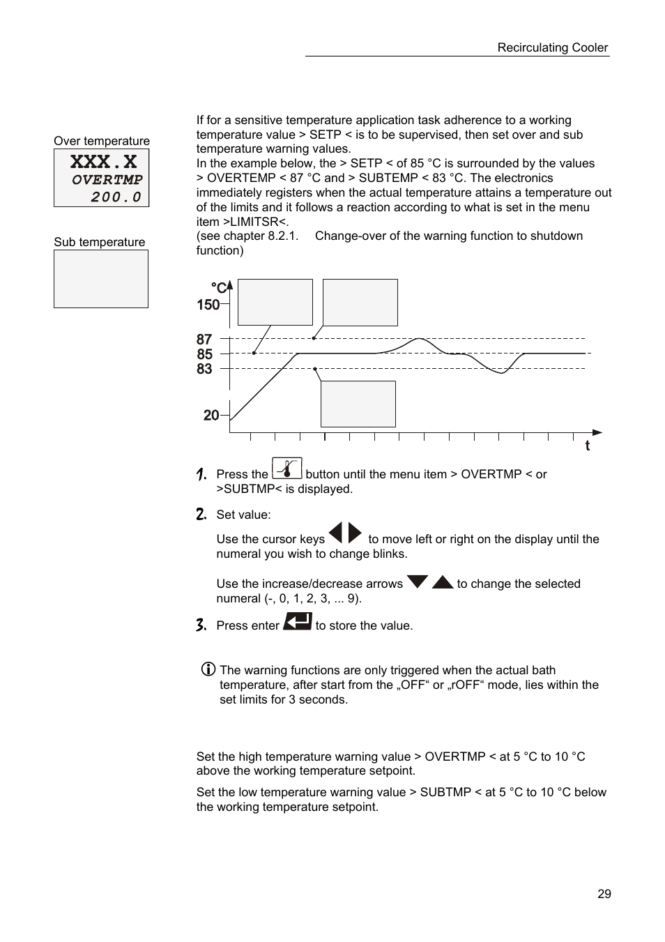 JULABO SC 2500w Professional Series Recirculating Coolers User Manual | Page 29 / 73