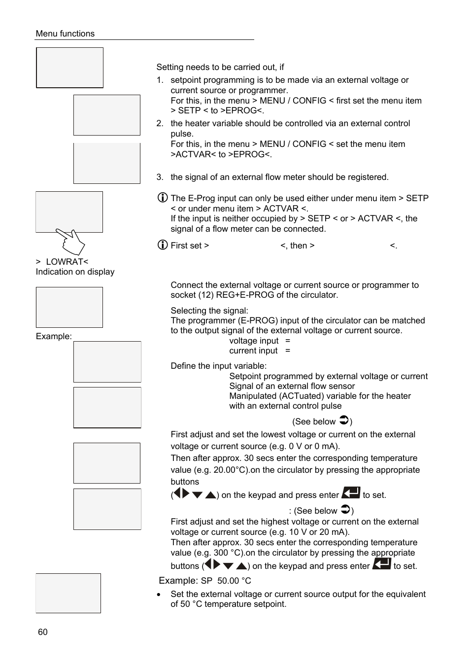 JULABO SC 2500w Professional Series Recirculating Coolers User Manual | Page 60 / 73