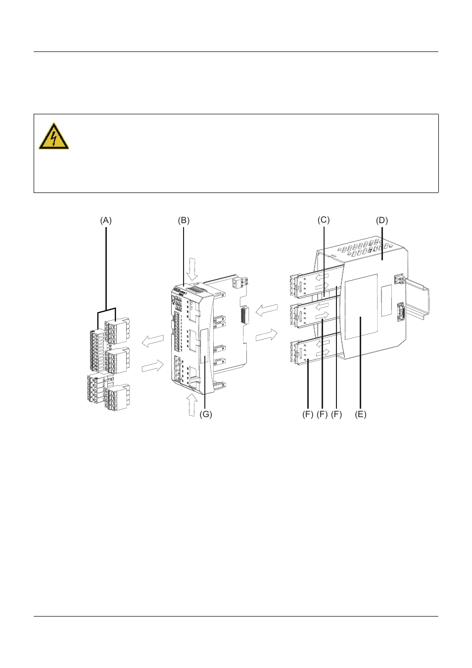 5 replacing module inserts, 1 input/output modules, Replacing module inserts | 5 installation | JUMO 705040 mTRON T - Router Module Operating Manual User Manual | Page 46 / 74