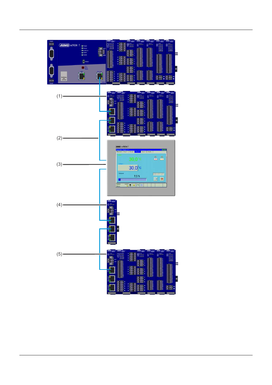 6 electrical connection | JUMO 705040 mTRON T - Router Module Operating Manual User Manual | Page 61 / 74