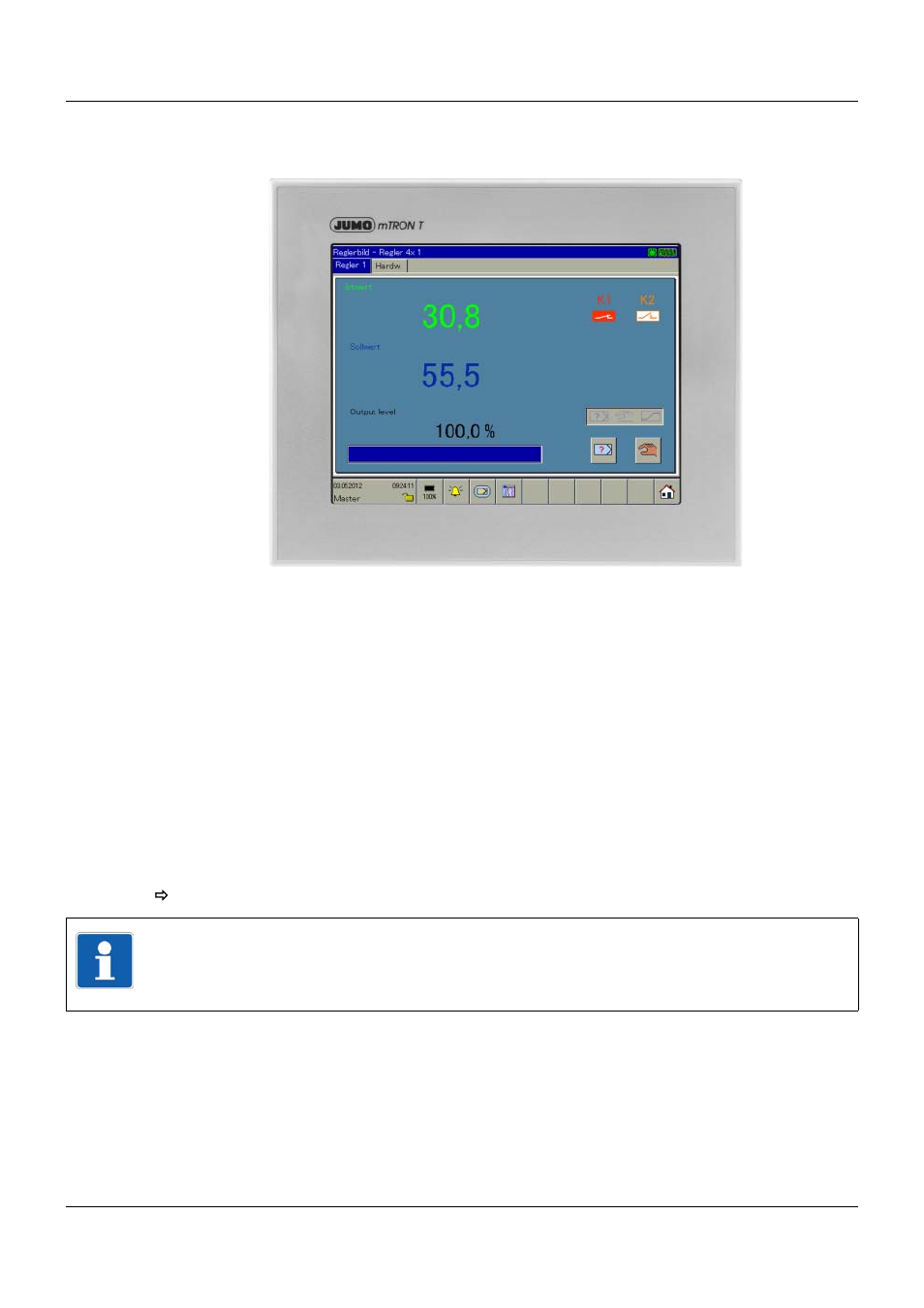 2 multifunction panel 840, Multifunction panel 840, 7 startup and configuration | JUMO 705040 mTRON T - Router Module Operating Manual User Manual | Page 65 / 74