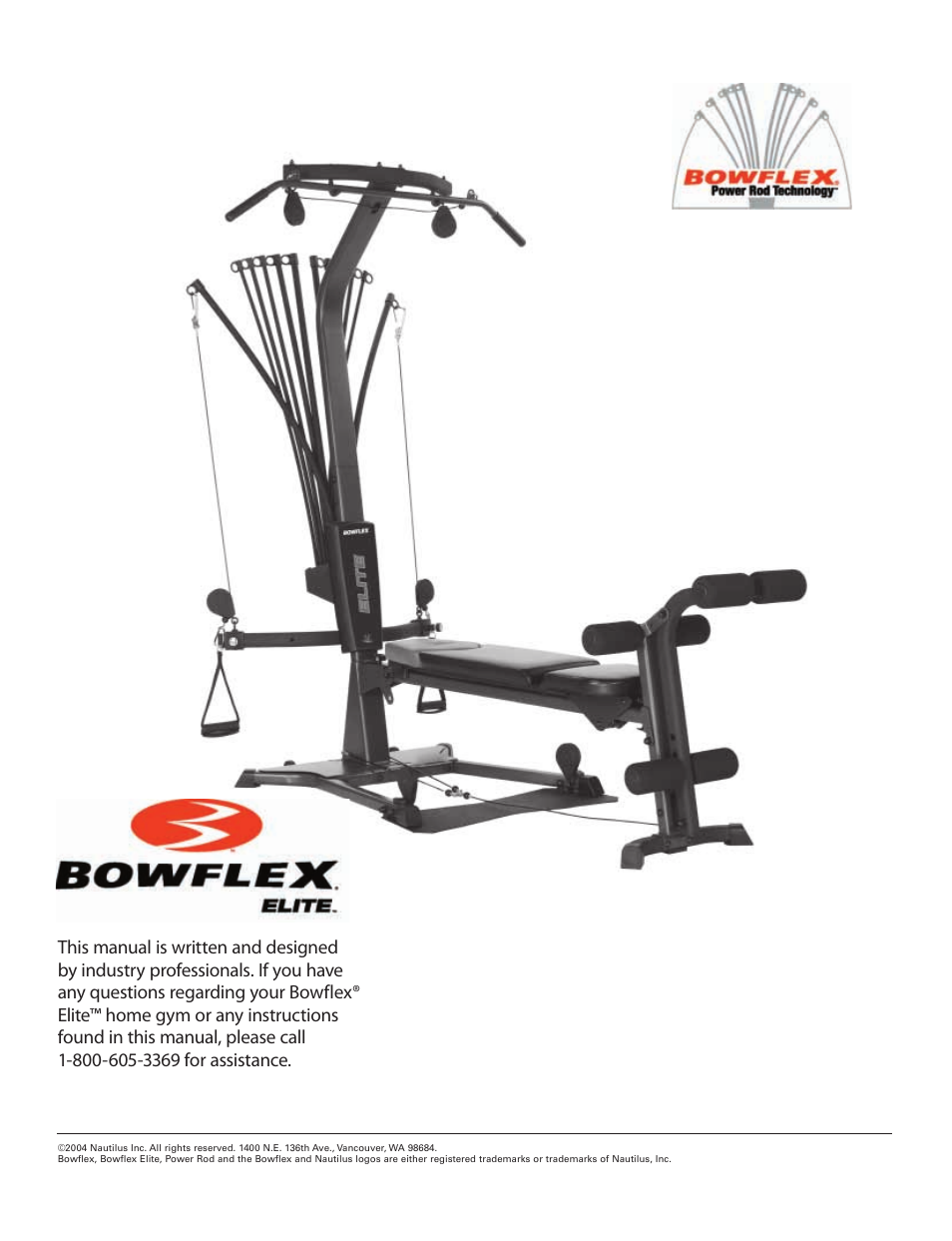 Bowflex Elite™ home gym User Manual | Page 20 / 92