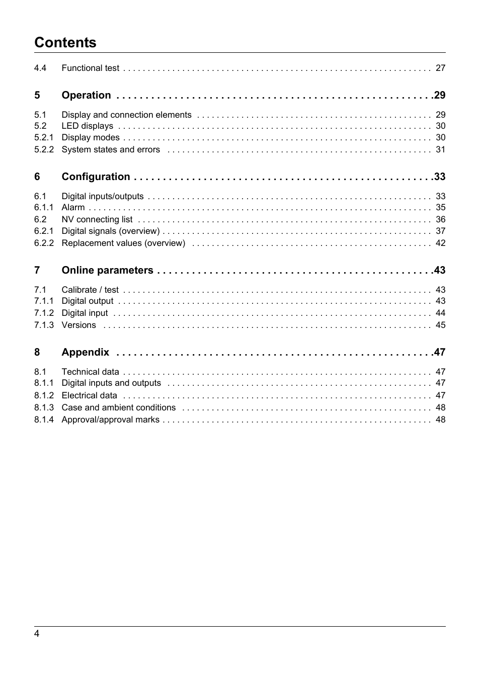 JUMO 705030 mTRON T - Digital Input/Output Module Operating Manual User Manual | Page 4 / 50