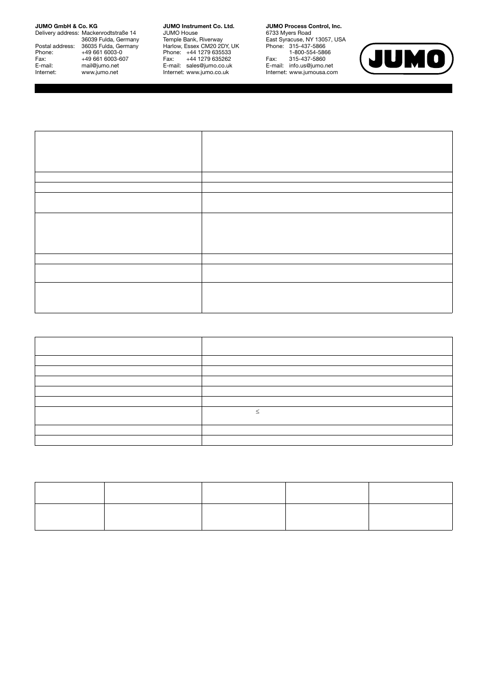 JUMO 705021 mTRON T - Analog Input Module, 8-Ch. Data Sheet User Manual | Page 4 / 8