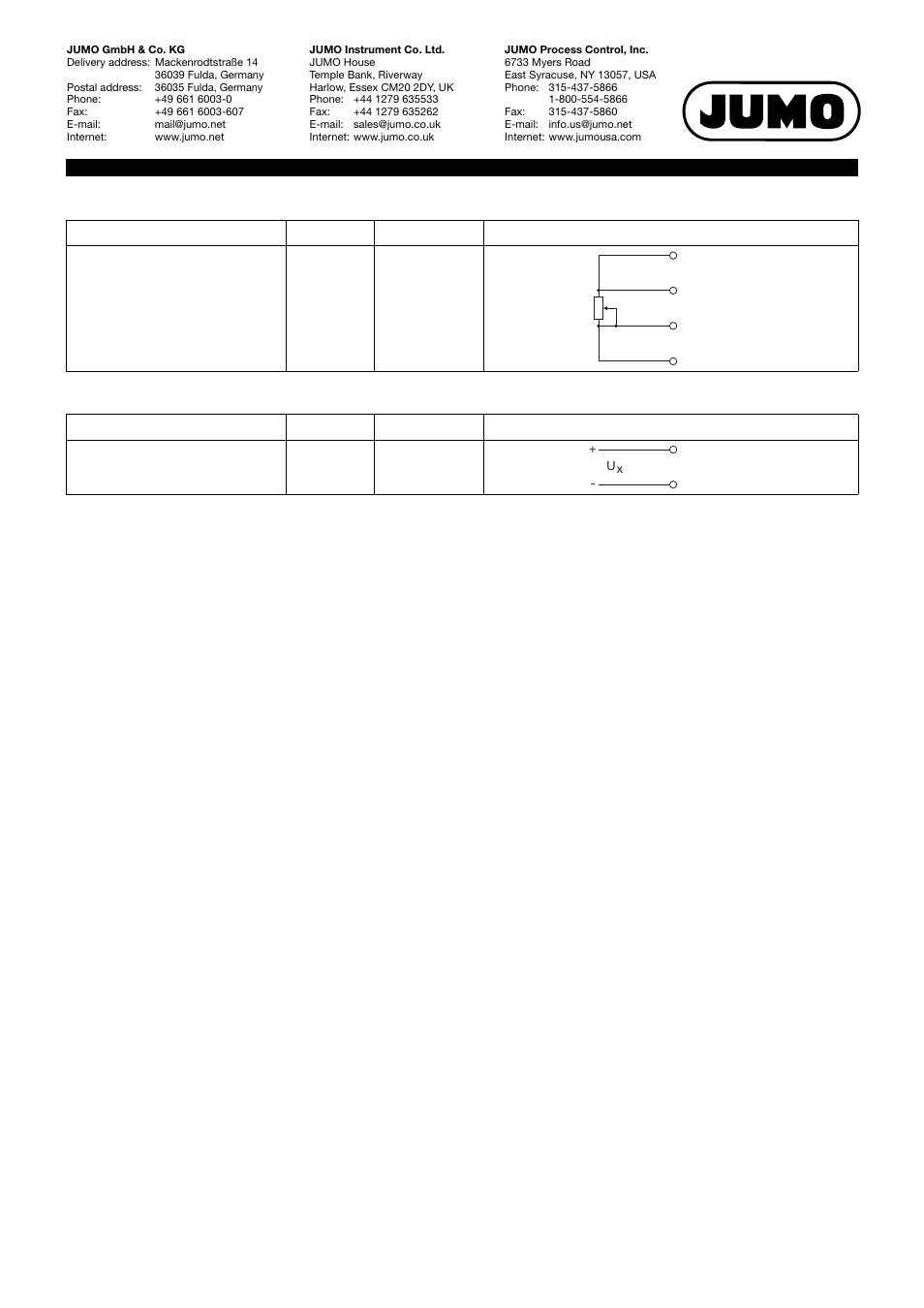 Digital input | JUMO 705020 mTRON T - Analog Input Module, 4-Ch. Data Sheet User Manual | Page 8 / 10