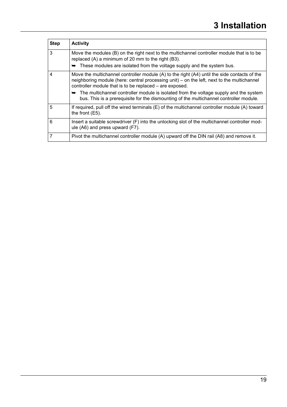3 installation | JUMO 705020 mTRON T - Analog Input Module, 4-Ch. Operating Manual User Manual | Page 19 / 70