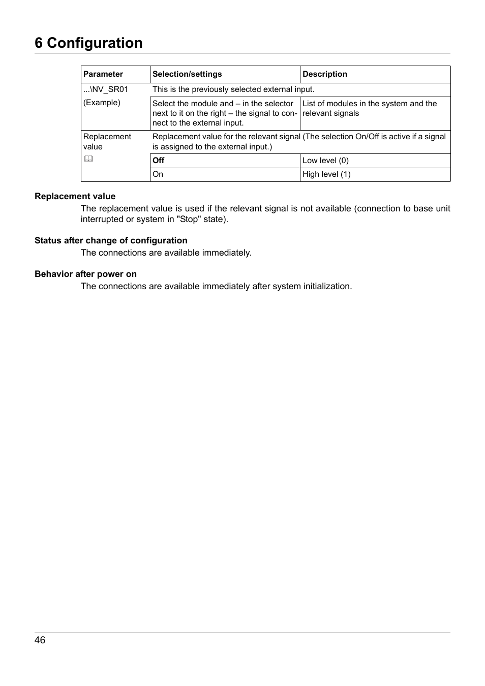 6 configuration | JUMO 705020 mTRON T - Analog Input Module, 4-Ch. Operating Manual User Manual | Page 46 / 70