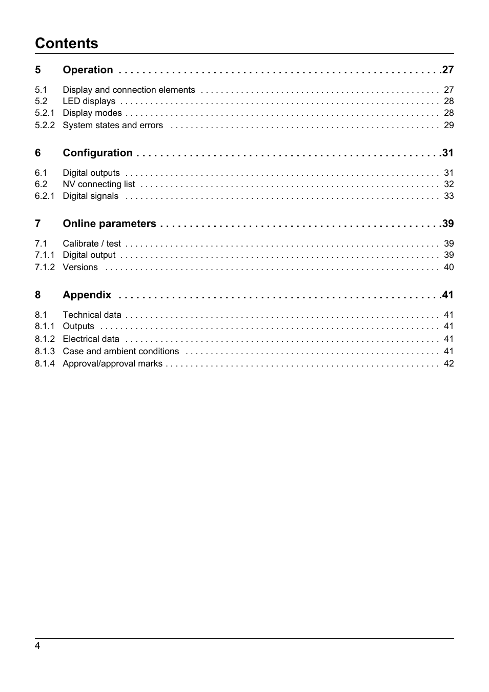 JUMO 705015 mTRON T - Relay Module 4-Ch. Operating Manual User Manual | Page 4 / 44