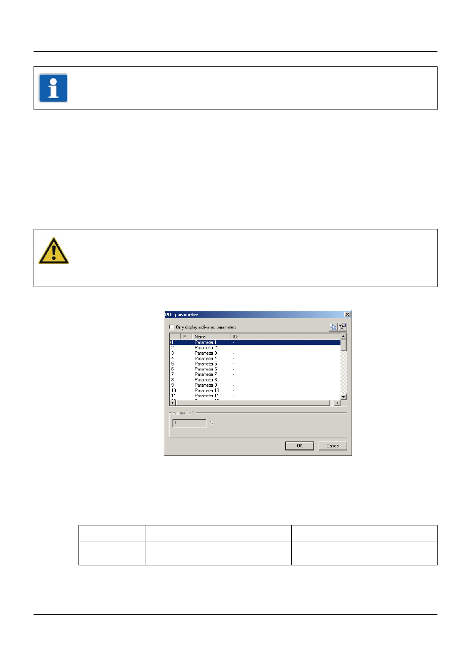 7 parameterization, 1 plc parameter, Parameterization | Plc parameter | JUMO 705001 mTRON T - Central Processing Unit Operating Manual User Manual | Page 107 / 152