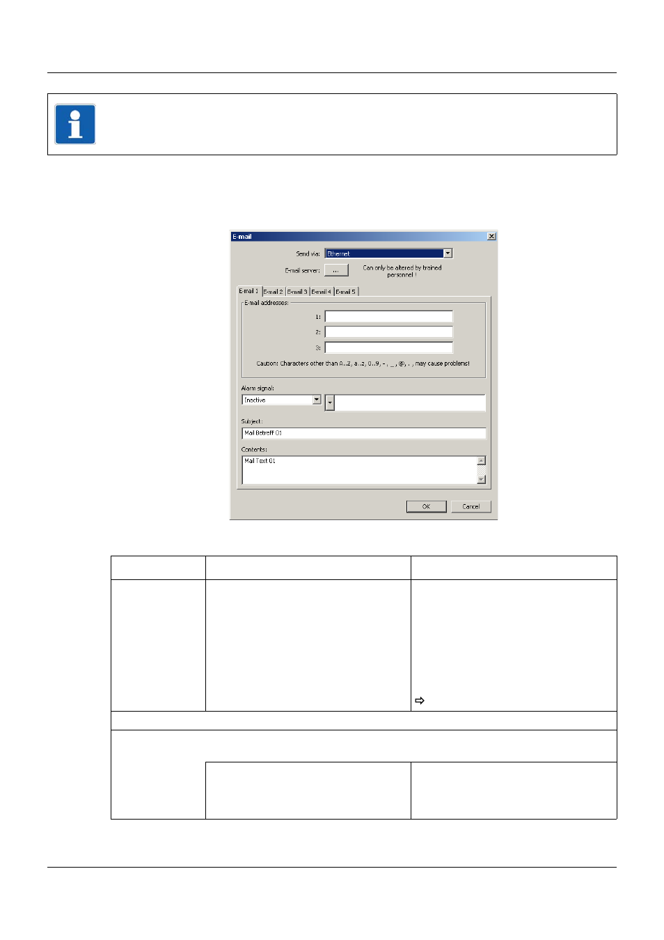 8 configuration – in setup program only, 1 e-mail, Configuration – in setup program only | E-mail | JUMO 705001 mTRON T - Central Processing Unit Operating Manual User Manual | Page 111 / 152