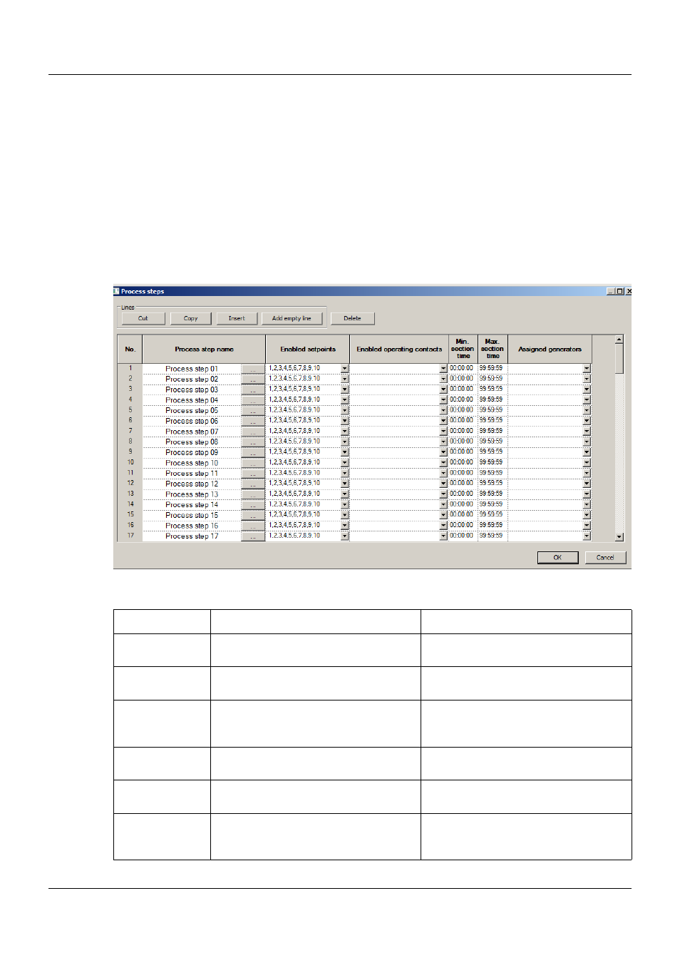 4 process steps (as of version 02), Process steps (as of version 02), 9 program editor | JUMO 705001 mTRON T - Central Processing Unit Operating Manual User Manual | Page 130 / 152