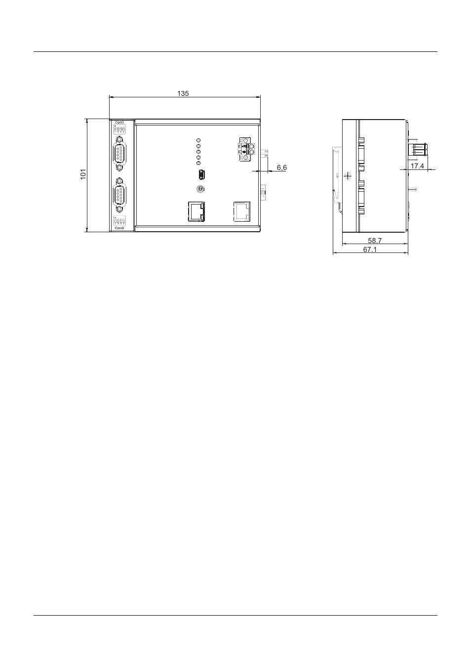 3 dimensions, Dimensions, 3 installation | JUMO 705001 mTRON T - Central Processing Unit Operating Manual User Manual | Page 24 / 152