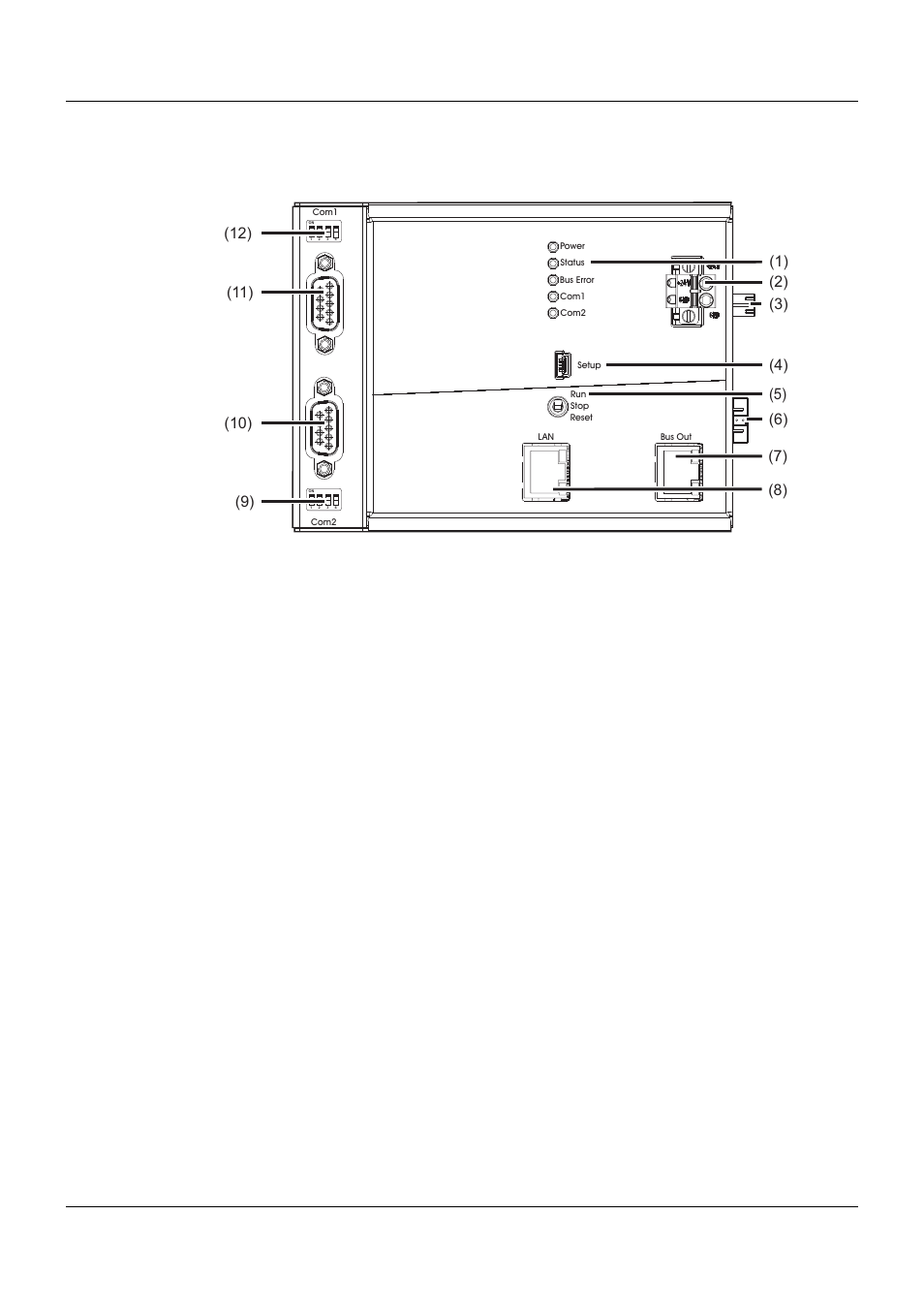 5 operation, 1 display, operating, and connection elements, Operation | Display, operating, and connection elements | JUMO 705001 mTRON T - Central Processing Unit Operating Manual User Manual | Page 33 / 152