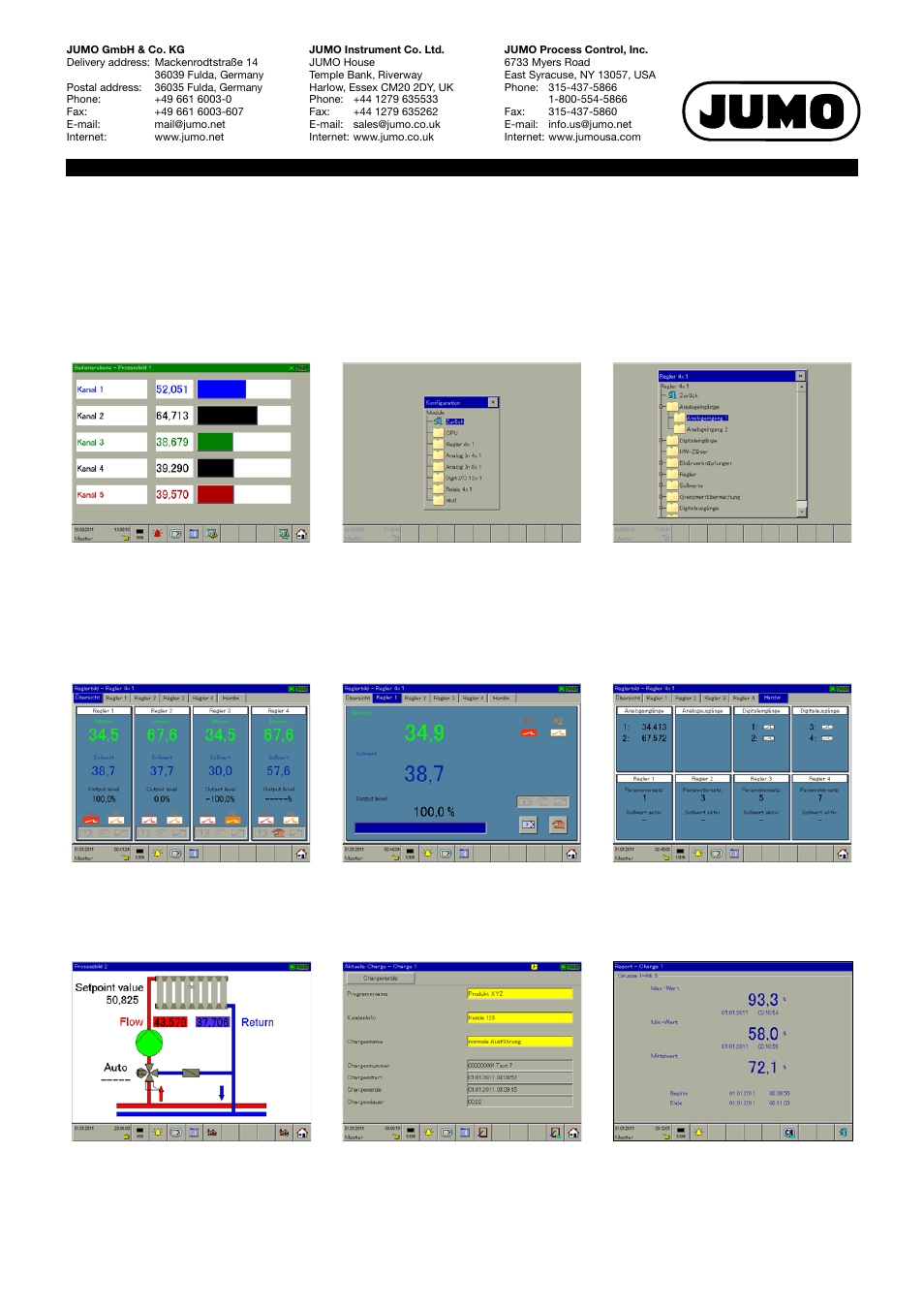 Description, Standard functions | JUMO 705060 mTRON T - Multifunction Panel 840 Data Sheet User Manual | Page 2 / 13